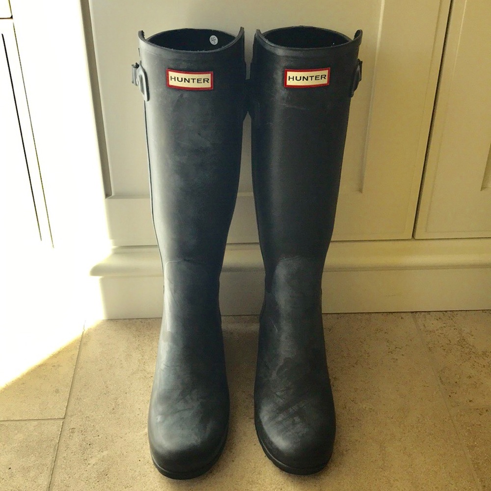 Tall Hunter rain boots